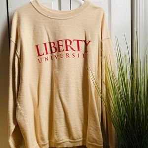 Liberty University Ribbed Crewneck